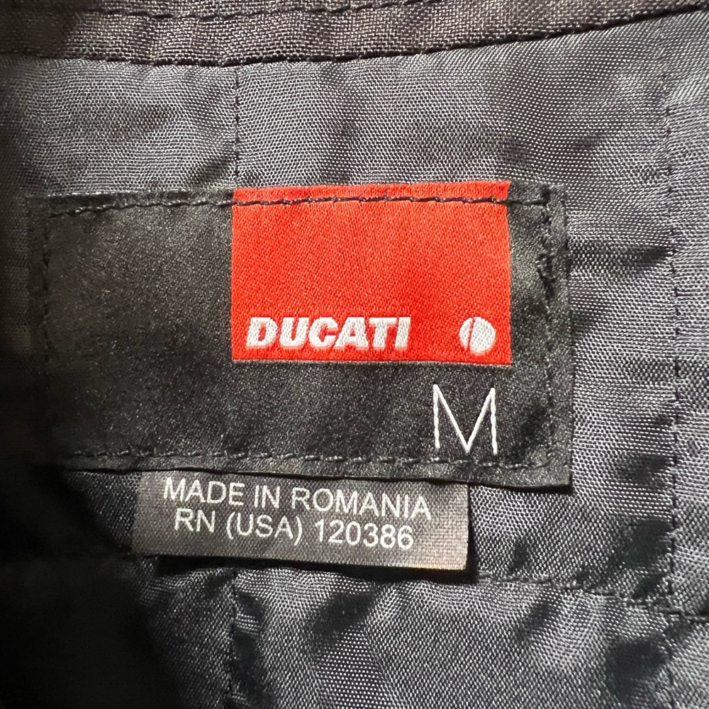 Ducati Black Motorcycle Jacket for Men - Picture 5 of 5